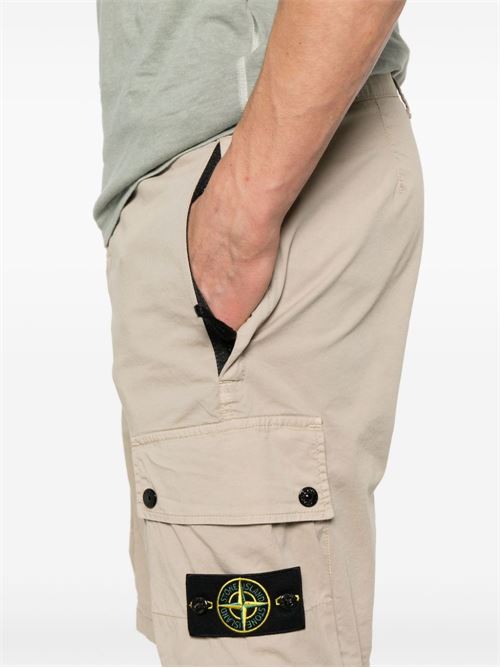Bermuda Shorts with Compass Application STONE ISLAND | L100011S0010V009A